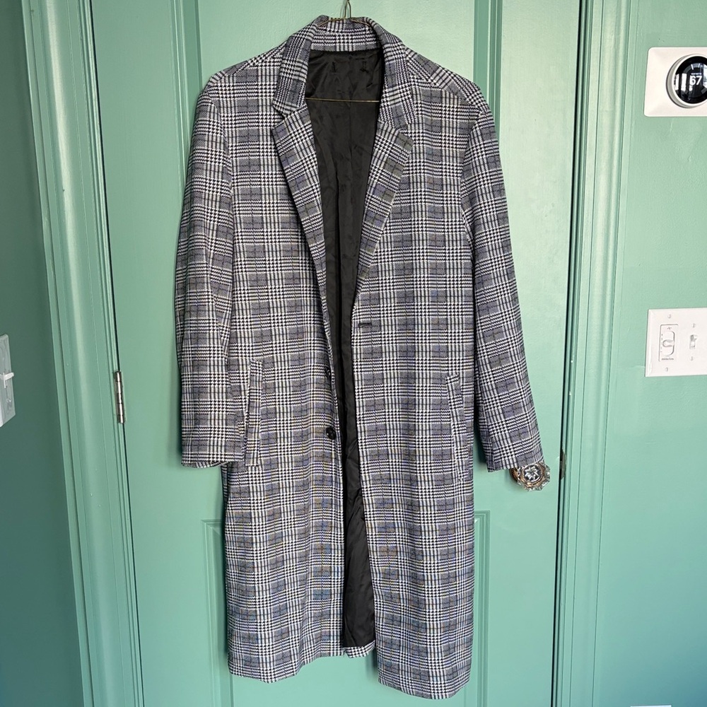 Plaid Long Coat